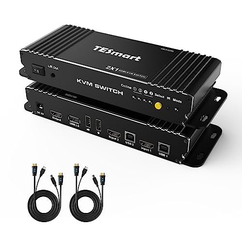 TESmart KVMスイッチ 2入力1出力 4K@60Hz HDMI 41EfTpT++JL.jpg